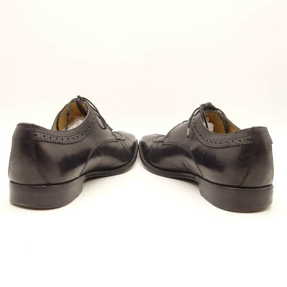 ZELLI Oxford Dress Shoes Black Leather Lace Up main image 4